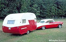 vintage trailer trailers rolls travel modernism diego weekend san