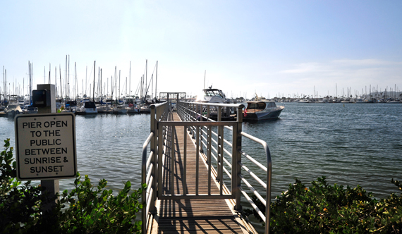 Lacy Pier in the La Playa area of San Diego.