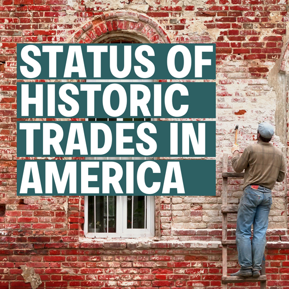 Photo of the cover of the Status of Historic Trades in America study