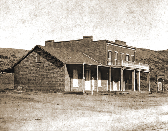 Photo of the view down Seventh Avenue reveals historic buildings included in the district as well as new construction.