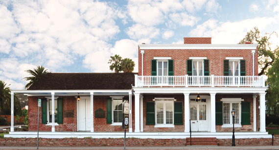 Historic Whaley House Museum in Old Town San Diego