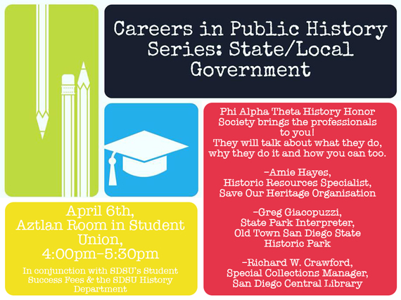 SDSU Career Panel flyer