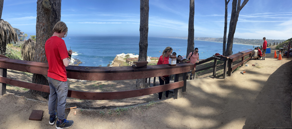 Photo of people working on part of the Coast Walk Trail