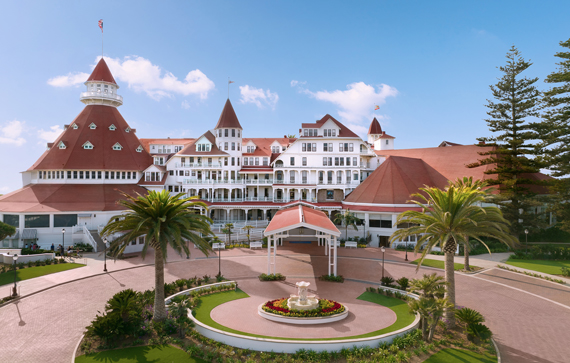 Photo of the renovated Hotel del Coronado