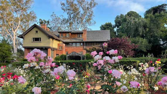 Photo of the gardens at the Marston House