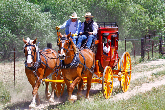 SOHO's Concord stagecoach in action