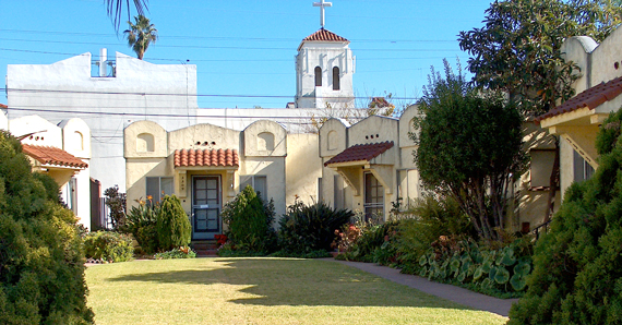 Bungalow court on 30th Street in North Park.