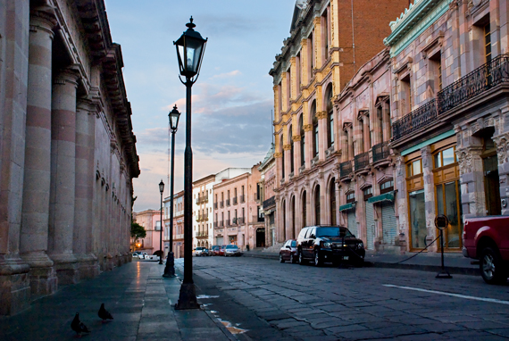 Avenida Hidalgo in Zacatecas, Mexico