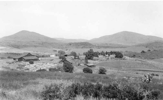 Bumann Ranch, 1937. Enciniitas, California