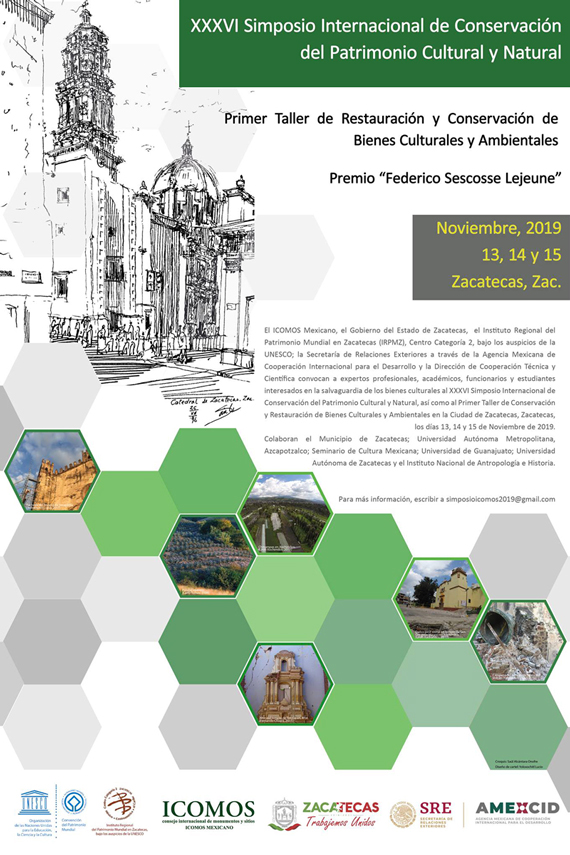 Flyer for the XXXVI International ICOMOS Symposium