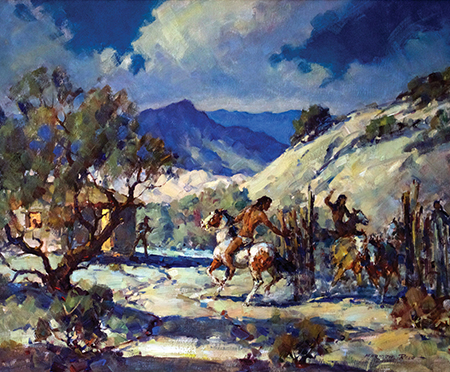 Image of a painting by Marjorie Reed called Carrizo