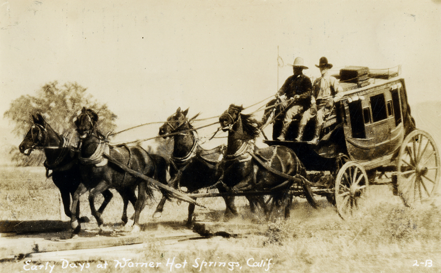 Photo of a Butterfield stage coach