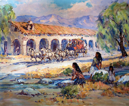 Image of a painting by Marjorie Reed called San Fernando