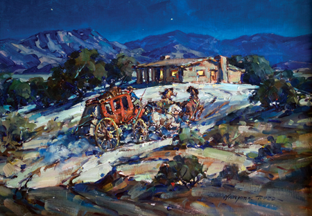 Image of a painting by Marjorie Reed called Vallecito