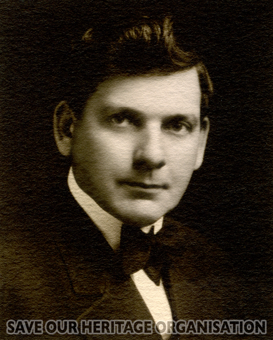 Portrait of Irving J. Gill, taken when secretary of the San Diego Architectural Association.