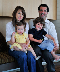 Jora & Bryan Vess, and children