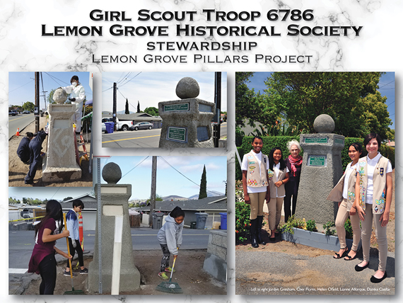 Girl Scout Troop 6786 & Lemon Grove Historical Society